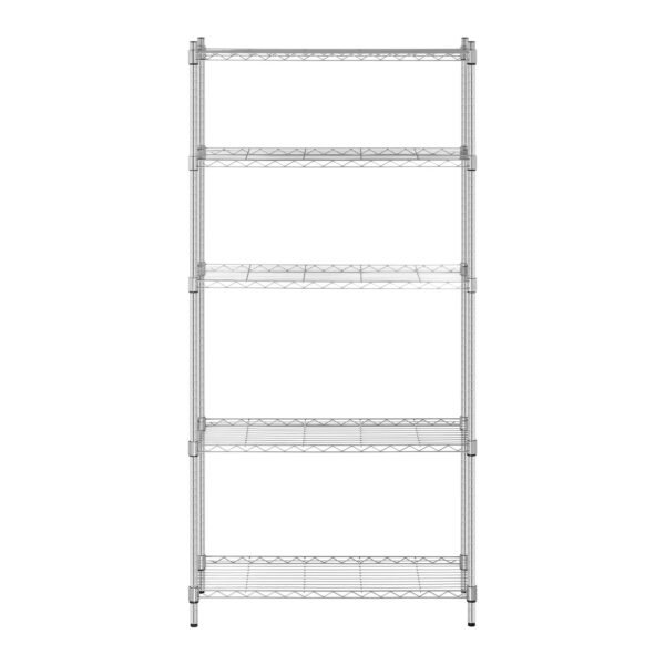 Regał magazynowy druciany ażurowy kolor szary 180x90x35cm do 250kg 7 10011224 3