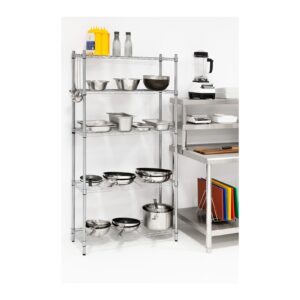 Regał magazynowy druciany ażurowy kolor szary 180x90x35cm do 250kg 12 Regał magazynowy druciany ażurowy kolor szary 180x90x35cm do 250kg - obrazek 5