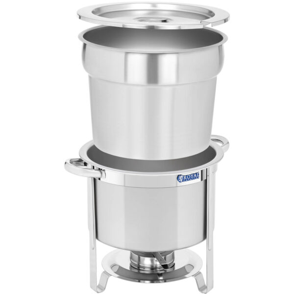 Podgrzewacz do potraw stołowy okrągły na pastę z pokrywą 10.5 l 4 10011435 4