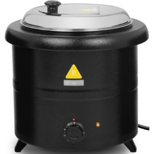 Kociołek termos garnek elektryczny do zupy 13 l 600 W czarny 6 Kociołek termos garnek elektryczny do zupy 13 l 600 W czarny - obrazek 2