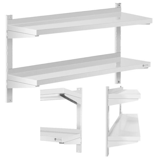 10011455-polka-scienna-wiszaca-gastronomiczna-podwojna-z-regulacja-stal-100-x-30-cm-ean-4062859991102-hurtownia-sklep 10011455 polka scienna wiszaca gastronomiczna podwojna z regulacja stal 100 x 30 cm ean 4062859991102 hurtownia sklep