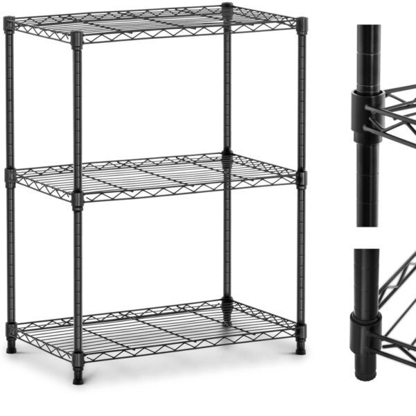 10011578 regal magazynowy druciany azurowy 3 polki 60 x 35 x 77 cm do 120 kg hurtownia sklep dystrybutor