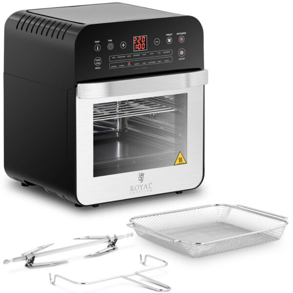 Piekarnik piecyk wielofunkcyjny z rożnem 13 programów 1.6kW 12L 1 10011646 1