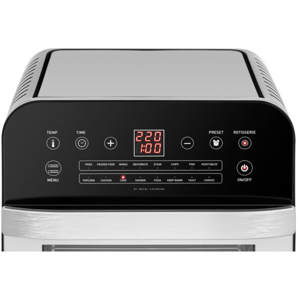 Piekarnik piecyk wielofunkcyjny z rożnem 13 programów 1.6kW 12L 2 10011646 2