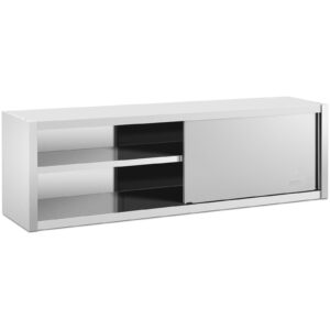 Szafa ścienna gastronomiczna z drzwiami przesuwanymi STAL 200 x 45 x 60 cm 7 Szafa ścienna gastronomiczna z drzwiami przesuwanymi STAL 200 x 45 x 60 cm - obrazek 2