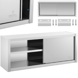 Szafa ścienna gastronomiczna z drzwiami przesuwanymi STAL 150 x 45 x 60 cm 7 Szafa ścienna gastronomiczna z drzwiami przesuwanymi STAL 150 x 45 x 60 cm - obrazek 1
