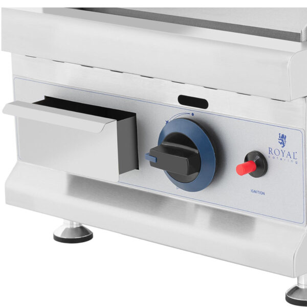 Grill gazowy gładki nastawny na gaz Propan-Butan 0,05 bar 35 x 40 cm 3000 W 2 10011692 2