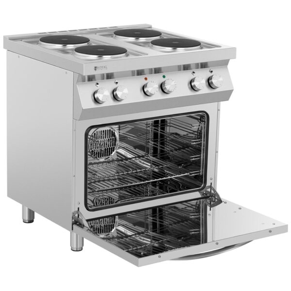 Kuchnia elektryczna 4-płytowa z piekarnikiem 4 x 2600 W 3 kW 400 V ITALY 4 10011761 4