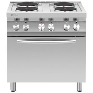 Kuchnia elektryczna 4-płytowa z piekarnikiem 4 x 2600 W 3 kW 400 V ITALY 18 Kuchnia elektryczna 4-płytowa z piekarnikiem 4 x 2600 W 3 kW 400 V ITALY - obrazek 9