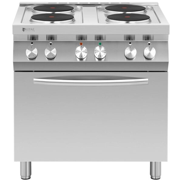 Kuchnia elektryczna 4-płytowa z piekarnikiem 4 x 2600 W 3 kW 400 V ITALY 8 10011761 8