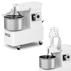 Miesiarka planetarna mikser spiralny do ciasta ze stałą dzieżą 7 l 29 kg/h 370 W ITALY 7 Miesiarka planetarna mikser spiralny do ciasta ze stałą dzieżą 7 l 29 kg/h 370 W ITALY - obrazek 1
