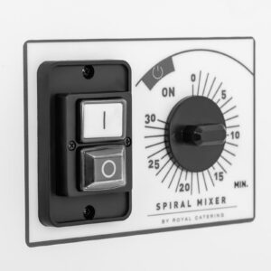Miesiarka spiralna mikser spiralny do ciasta ze stałą dzieżą 32 l 88 kg/h 1100 W ITALY 9 Miesiarka spiralna mikser spiralny do ciasta ze stałą dzieżą 32 l 88 kg/h 1100 W ITALY - obrazek 3