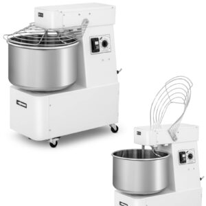 Miesiarka spiralna mikser spiralny do ciasta ze stałą dzieżą 32 l 88 kg/h 1100 W ITALY 7 Miesiarka spiralna mikser spiralny do ciasta ze stałą dzieżą 32 l 88 kg/h 1100 W ITALY - obrazek 1