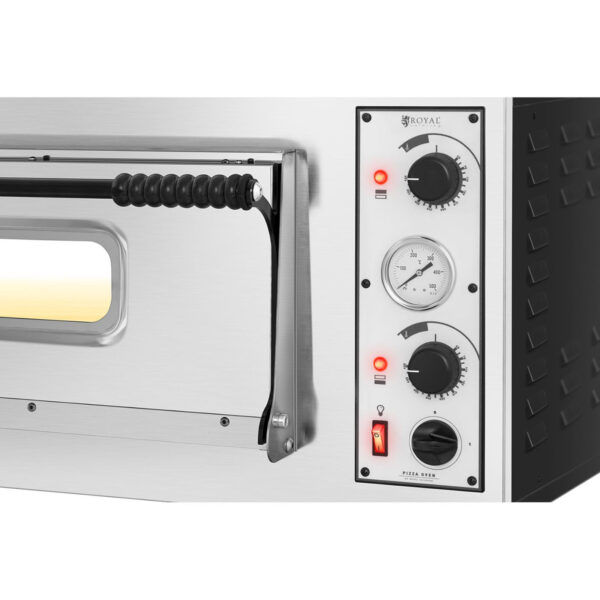 Profesjonalny piec do pizzy elektryczny jednokomorowy 4 pizze śr. 32 cm 400 V 4700 W ITALY 2 10011805 2