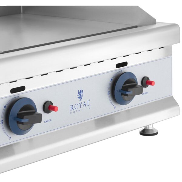Grill gazowy podwójny gładki nastawny nierdzewny na gaz ziemny 2x 3.1 kW 0.02 bar 74.5 x 40 cm 3 10011917 3
