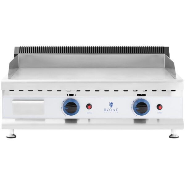 Grill gazowy podwójny gładki nastawny nierdzewny na gaz ziemny 2x 3.1 kW 0.02 bar 74.5 x 40 cm 5 10011917 5