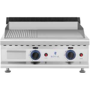Grill gazowy podwójny gładki ryflowany nierdzewny na gaz ziemny 2x 3.1 kW 0.02 bar 60 x 40 cm 11 Grill gazowy podwójny gładki ryflowany nierdzewny na gaz ziemny 2x 3.1 kW 0.02 bar 60 x 40 cm - obrazek 6