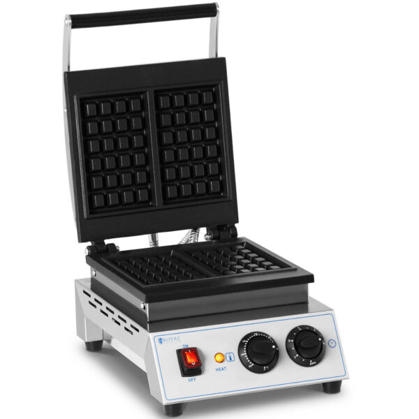 Gofrownica prostokątna na 2 gofry 170 x 210 mm TEFLON 1500 W 1 10012033 1