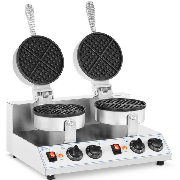 Gofrownica okrągła podwójna śr. gofra 185 mm 2600 W 1 10012036 1