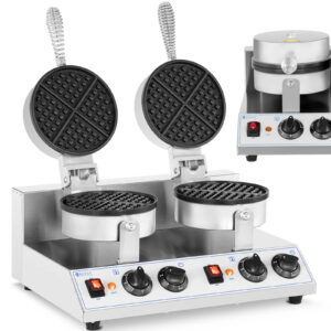 Gofrownica okrągła podwójna śr. gofra 185 mm 2600 W 6 Gofrownica okrągła podwójna śr. gofra 185 mm 2600 W - obrazek 1