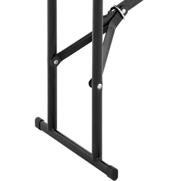 Ławka cateringowa ogrodowa składana czarna do 300 kg 183 x 30 x 43 cm 3 10012098 3