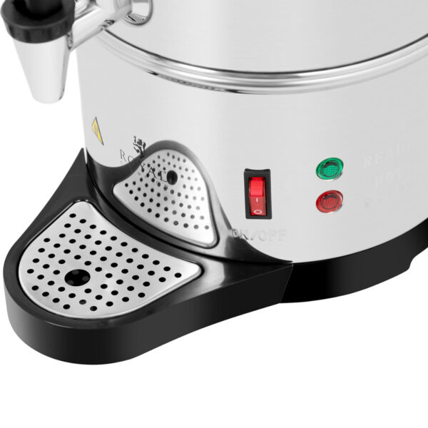 Zaparzacz zaparzarka do kawy herbaty z kranem i tacką ociekową 1200 W 9 l 4 10012254 4