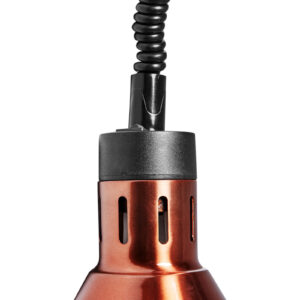 Lampa grzewcza do potraw na podczerwień IR wisząca miedziana śr. 27 cm 250 W 9 Lampa grzewcza do potraw na podczerwień IR wisząca miedziana śr. 27 cm 250 W - obrazek 5