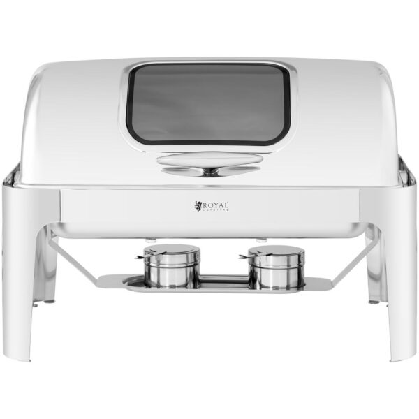 Podgrzewacz do potraw stołowy na pastę z pokrywą RollTop z okienkiem GN 1/1 8.5 l 5 10012399 5