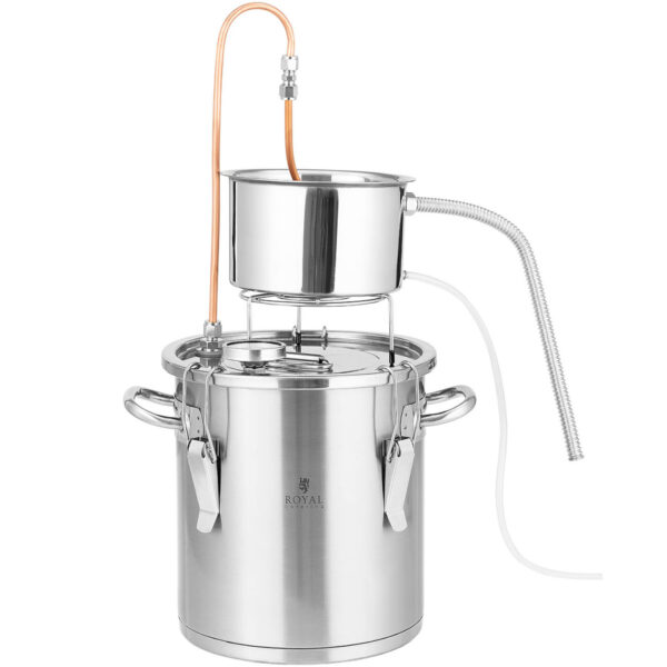 Destylator destylarka nierdzewna z miedzianą spiralą termometrem 12 l 4 10012421 4