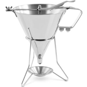 Dozownik pistolet lejek do sosów polew ze stali nierdzewnej + stojak 3 dysze 1.8 l 8 Dozownik pistolet lejek do sosów polew ze stali nierdzewnej + stojak 3 dysze 1.8 l - obrazek 2