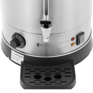 Warnik podgrzewacz do wody z podwójnymi ściankami i ociekaczem 19.7 L 2500 W srebrny 9 Warnik podgrzewacz do wody z podwójnymi ściankami i ociekaczem 19.7 L 2500 W srebrny - obrazek 3