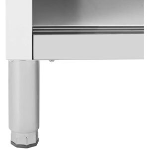 Stół gastronomiczny z szafką z drzwiami suwanymi STAL 100 x 50 cm do 330 kg 8 Stół gastronomiczny z szafką z drzwiami suwanymi STAL 100 x 50 cm do 330 kg - obrazek 4