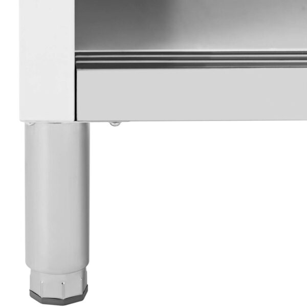 Stół gastronomiczny z szafką z drzwiami suwanymi STAL 100 x 50 cm do 285 kg 3 10012543 3