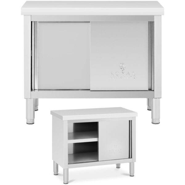 10012543-stol-gastronomiczny-z-szafka-z-drzwiami-suwanymi-stal-100-x-50-cm-do-285-kg-ean-4062859074645-hurtownia-sklep 10012543 stol gastronomiczny z szafka z drzwiami suwanymi stal 100 x 50 cm do 285 kg ean 4062859074645 hurtownia sklep