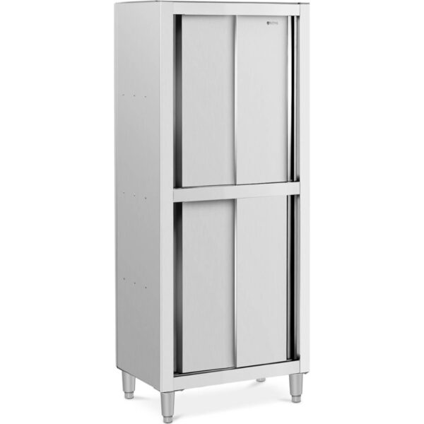 Szafa gastronomiczna magazynowa ze stali nierdzewnej drzwi suwane 120 kg 80 x 50 x 180 cm 1 10012593 1