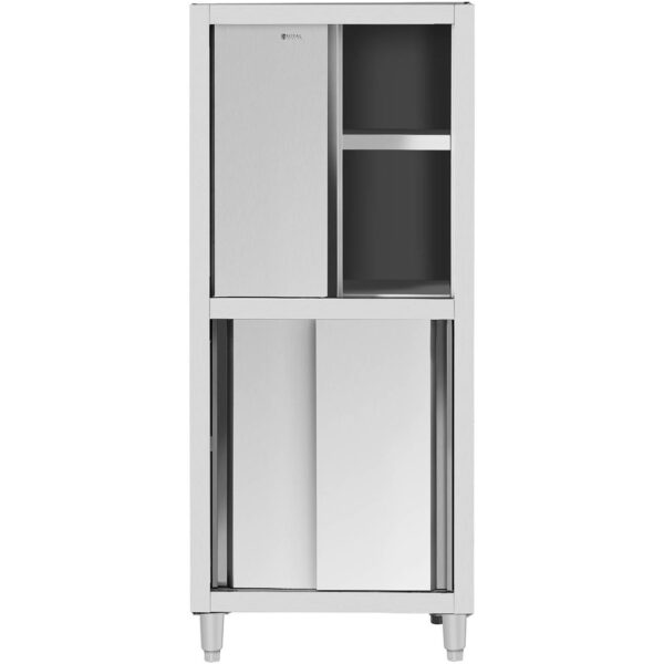 Szafa gastronomiczna magazynowa ze stali nierdzewnej drzwi suwane 120 kg 80 x 50 x 180 cm 4 10012593 4