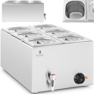 Bemar podgrzewacz do potraw bufet grzewczy 6 x GN 1/6 600 W - obrazek 1