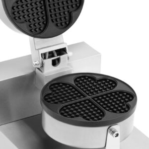 Gofrownica urządzenie do gofrów kształt serca śr. 180 mm 1000 W 9 Gofrownica urządzenie do gofrów kształt serca śr. 180 mm 1000 W - obrazek 4