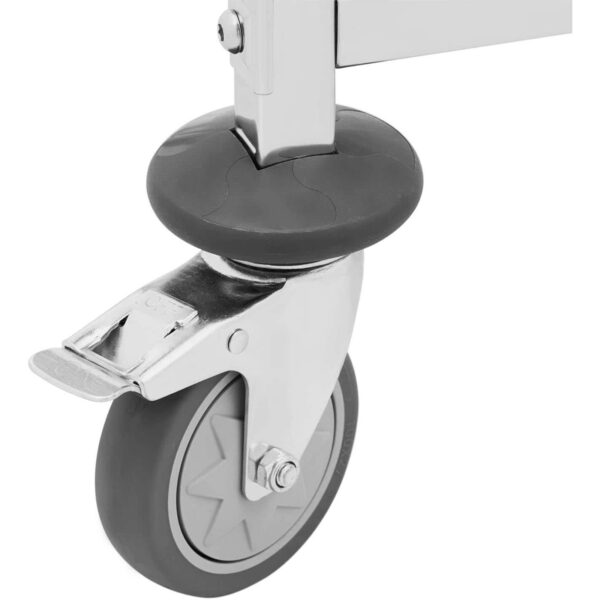 Wózek kelnerski cateringowy z półką do transportu 7 tac 60 x 60 cm z półką 2 10012794 2