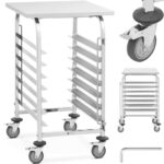 10012794 wozek kelnerski cateringowy z polka do transportu 7 tac 60 x 60 cm z polka ean 4062859118578 hurtownia sklep