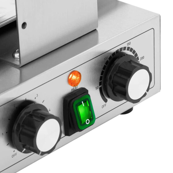 Gofrownica bąbelkowa podwójna do gofrów bubble waffle TEFLON 2 x 1400 W 2 10012896 2