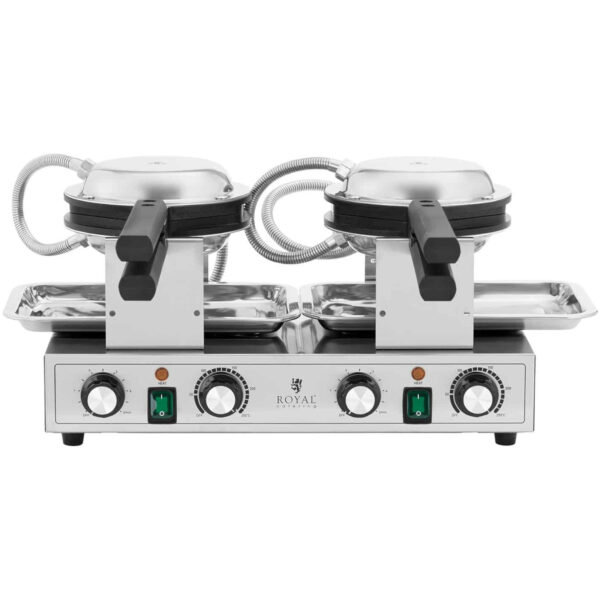 Gofrownica bąbelkowa podwójna do gofrów bubble waffle TEFLON 2 x 1400 W 6 10012896 6