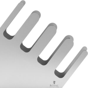 Stojak organizer na kubki i pokrywki do kawy na wynos stalowy - 4 przegródki 10 Stojak organizer na kubki i pokrywki do kawy na wynos stalowy - 4 przegródki - obrazek 5