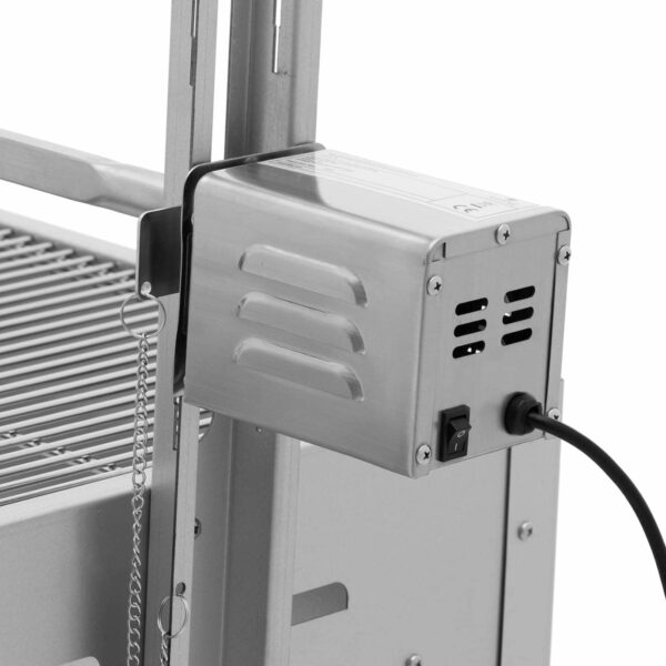 Grill węglowy z rożnem obrotowym elektrycznym do pieczenia prosiaka 13 W 40 kg 127 cm 2 10012927 2