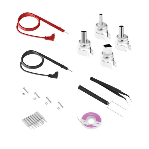 Profesjonalna stacja lutownicza z lampą powiększającą 3w1 USB Stamos Soldering S-LS-22 5 10021007 6