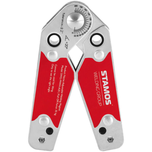 Kątownik uchwyt spawalniczy magnetyczny kąt 20-200 do 35 kg 3 10021297 3