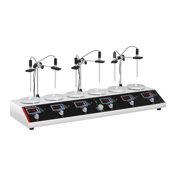 Mieszadło magnetyczne laboratoryjne 99deg C timer 6 stanowisk + mieszadełka 1 10030253 mieszadlo magnetyczne laboratoryjne 99c timer 6 stanowisk mieszadelka hurtownia sklep zielona gora 1