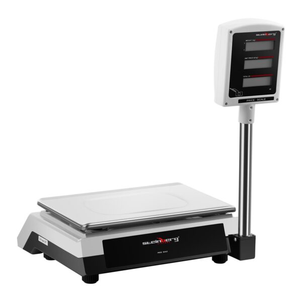 Waga sklepowa platformowa 34x23cm zasilacz + akumulator 30kg / 1g 3 10030330 3