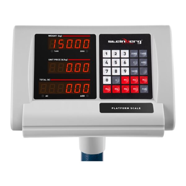 Waga platformowa magazynowa licząca składana 40x50cm zasilacz + akumulator 150kg / 50g 4 10030332 4