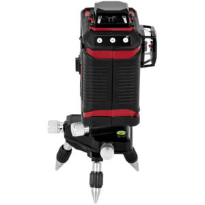 Poziomica laserowa 360 laser krzyżowy samopoziomujący z tripodem 25 m - obrazek 4